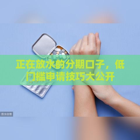 正在放水的分期口子，低门槛申请技巧大公开
