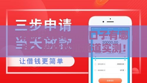 分期贷款app新口子有哪些？最新秒批通道实测！