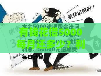 有钱花借5000每月还多少？利息计算+避坑技巧一次讲透
