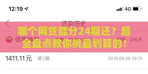 哪个网贷能分24期还？超全盘点教你挑最划算的！