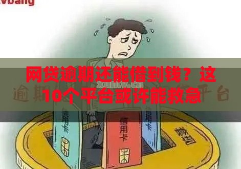 网贷逾期还能借到钱？这10个平台或许能救急