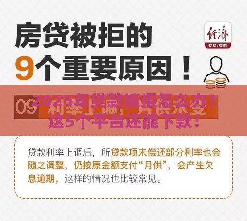 2025年贷款被拒怎么办？这5个平台还能下款！