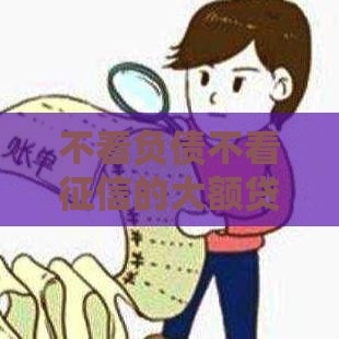 不看负债不看征信的大额贷款口子，这几个渠道真能秒下20万！