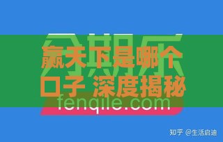 赢天下是哪个口子 深度揭秘靠谱网贷平台的真实体验