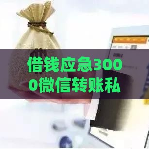 借钱应急3000微信转账私人放款快？老哥实测5分钟到账秘籍