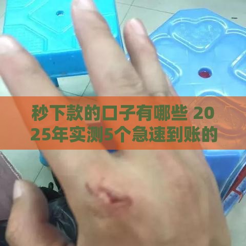 秒下款的口子有哪些 2025年实测5个急速到账的良心平台