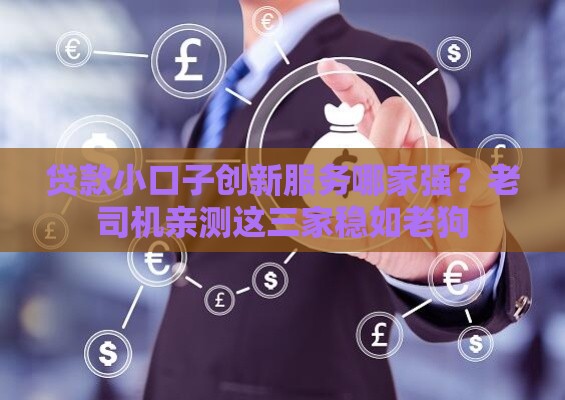 贷款小口子创新服务哪家强？老司机亲测这三家稳如老狗