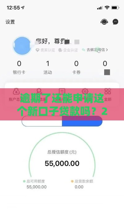 逾期了还能申请这个新口子贷款吗？2025实测黑户也能下款的神操作