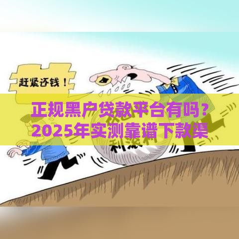 正规黑户贷款平台有吗？2025年实测靠谱下款渠道推荐