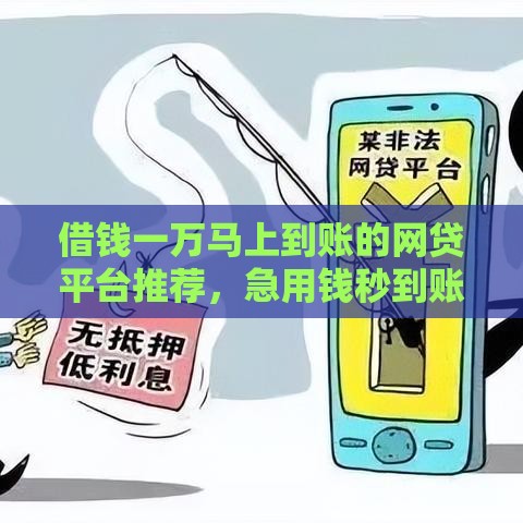 借钱一万马上到账的网贷平台推荐，急用钱秒到账真实经历分享