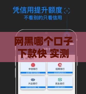 网黑哪个口子下款快 实测2025年秒过小额贷攻略