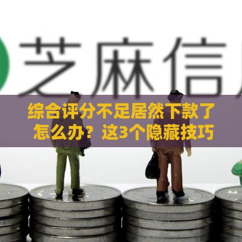 综合评分不足居然下款了 怎么办？这3个隐藏技巧让我秒过网贷