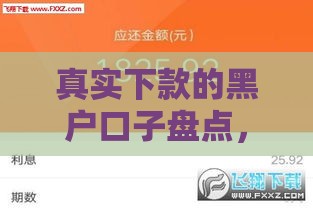 真实下款的黑户口子盘点，这几个平台秒到账不查征信！