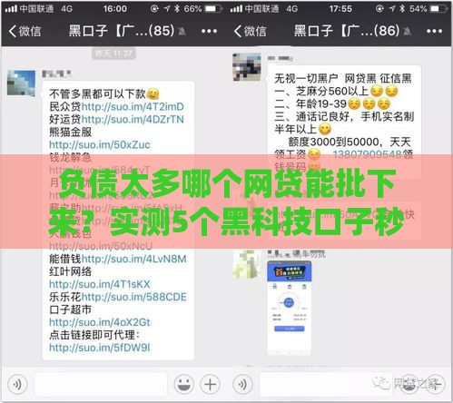 负债太多哪个网贷能批下来？实测5个黑科技口子秒下款攻略