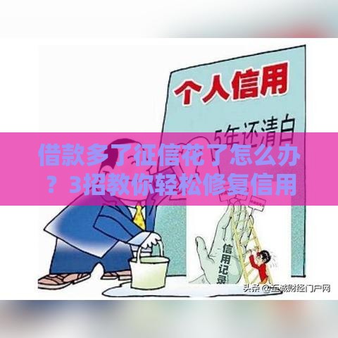 借款多了征信花了怎么办？3招教你轻松修复信用记录