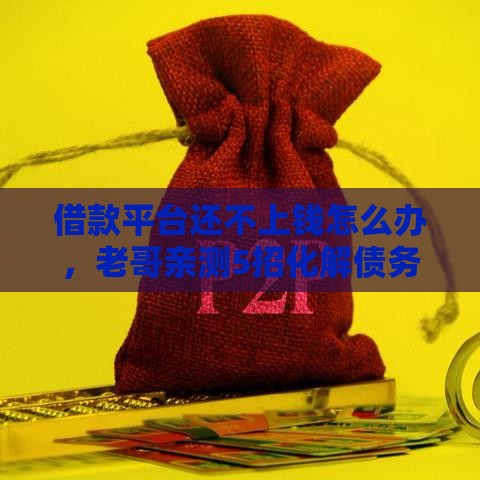 借款平台还不上钱怎么办，老哥亲测5招化解债务危机