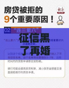 征信黑了再婚怎么办？2025年最新贷款攻略来了！