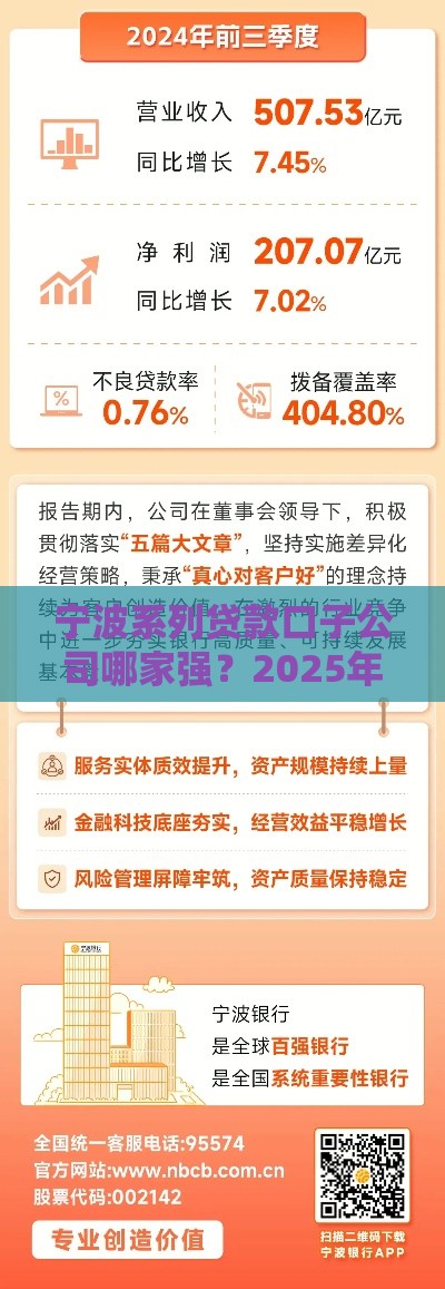 宁波系列贷款口子公司哪家强？2025年实测靠谱推荐