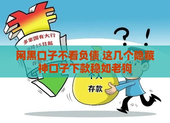 网黑口子不看负债 这几个隐藏神口子下款稳如老狗