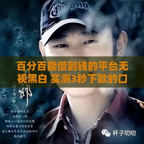 百分百能借到钱的平台无视黑白 实测3秒下款的口子真香警告