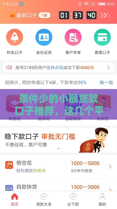 2025年最新水象分期被拒还能借吗，梳理5个不问征信的网贷平台