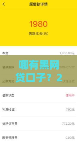 哪有黑网贷口子？2025最新实测5个秒下款渠道分享