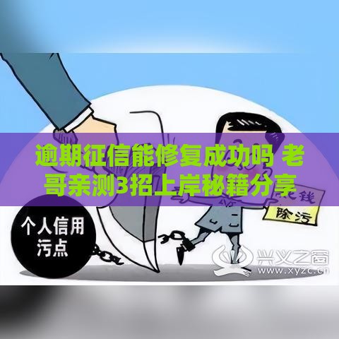 逾期征信能修复成功吗 老哥亲测3招上岸秘籍分享