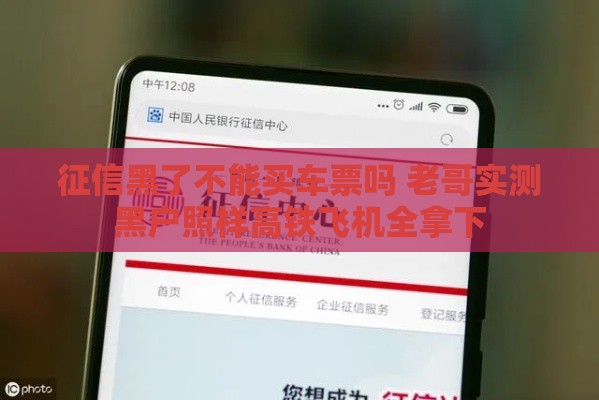 征信黑了不能买车票吗 老哥实测黑户照样高铁飞机全拿下