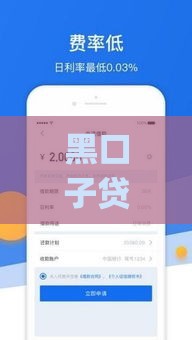 黑口子贷款app引领行业变革 2025最新低息秒批技术解析