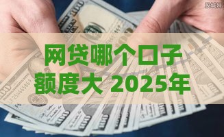 网贷哪个口子额度大 2025年实测5家高额平台真实对比