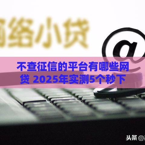 不查征信的平台有哪些网贷 2025年实测5个秒下款口子