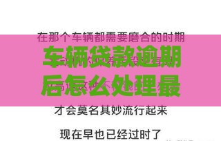 车辆贷款逾期后怎么处理最靠谱？老司机亲测3招补救秘籍