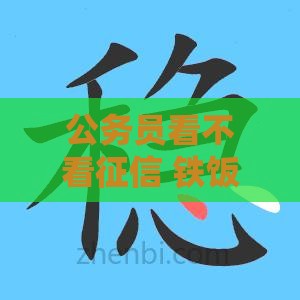 公务员看不看征信 铁饭碗贷款避坑指南实测爆料