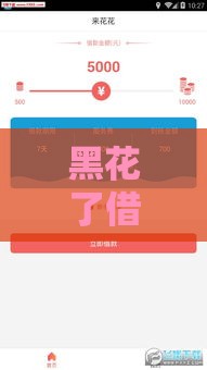 黑花了借款口子怎么样？2025最新实测下款快、额度高！