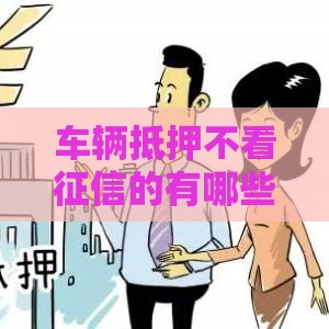 车辆抵押不看征信的有哪些 2025年最新靠谱平台实测推荐