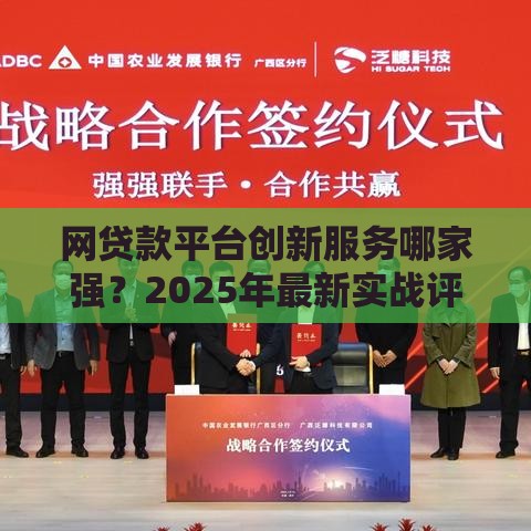 网贷款平台创新服务哪家强？2025年最新实战评测来了！