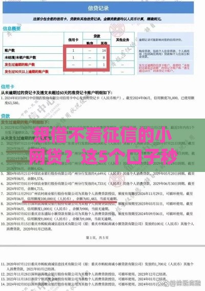 想借不看征信的小网贷？这5个口子秒到账亲测有效