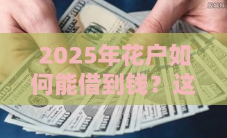 2025年花户如何能借到钱？这三个网贷口子秒批不看大数据！