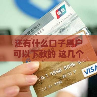 还有什么口子黑户可以下款的 这几个平台实测能放水 还有什么口子黑户可以下款的 这几个平台实测能放水