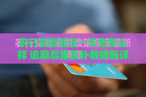 农行贷款迟还一天会怎么样 逾期后果及补救措施详解