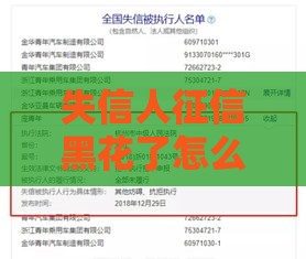 失信人征信黑花了怎么办？老哥亲测3个下款稳的口子分享