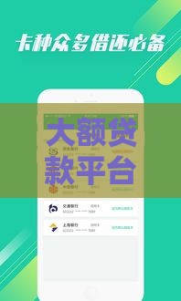 大额贷款平台哪个靠谱容易通过？实测5家秒下款口子推荐