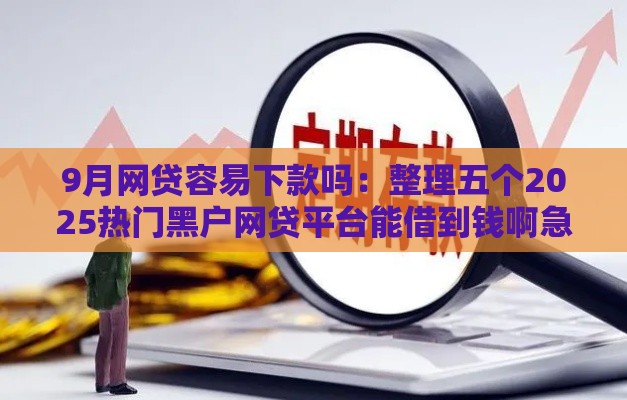 9月网贷容易下款吗：整理五个2025热门黑户网贷平台能借到钱啊急用
