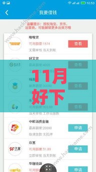 11月好下款口子：梳理5个2025热门十大网贷平台