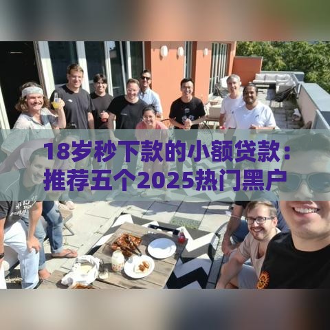 18岁秒下款的小额贷款：推荐五个2025热门黑户可以借款的软件