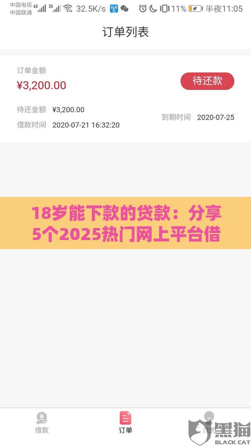 18岁能下款的贷款：分享5个2025热门网上平台借钱不还会怎样