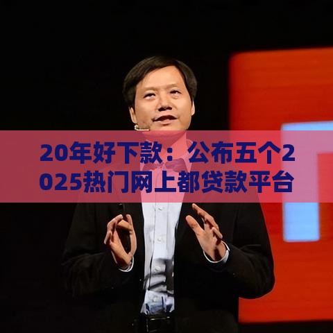 20年好下款：公布五个2025热门网上都贷款平台