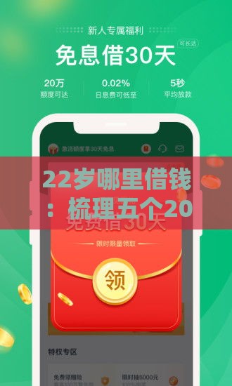 22岁哪里借钱：梳理五个2025热门多个平台被拒还可借钱的软件