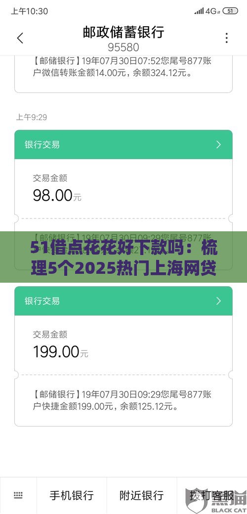 51借点花花好下款吗：梳理5个2025热门上海网贷平台