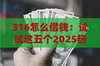 316怎么借钱：试试这五个2025热门有当前逾期黑户借钱口子